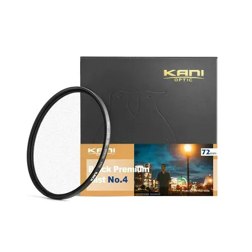 KANI 72mm ソフトフィルター Black Premium Mist No.4 ブラックミスト効果 コントラスト調整 低反射 撥水 撥油 防汚 ナノコーティング 819376