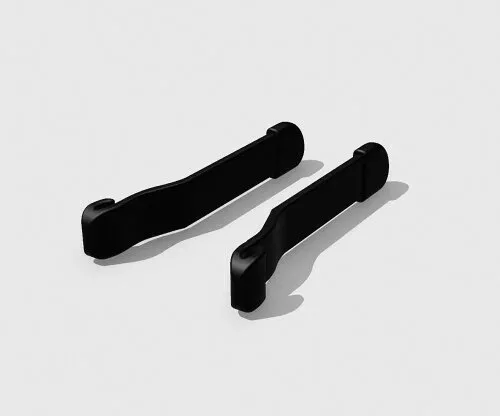 3CUTE 鼻プチ 黒 24mm-27mm 4サイズセット 痛くない バレにくい 変性しない 取り外しフック付属 2個入り (26mm)