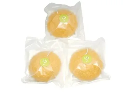 こんにゃくスポンジ 洗顔用 ゆず 3個セット 100%群馬県産こんにゃく