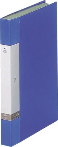Lihitlove File Clear Book A4 40 Pockets Blue G3202-8
