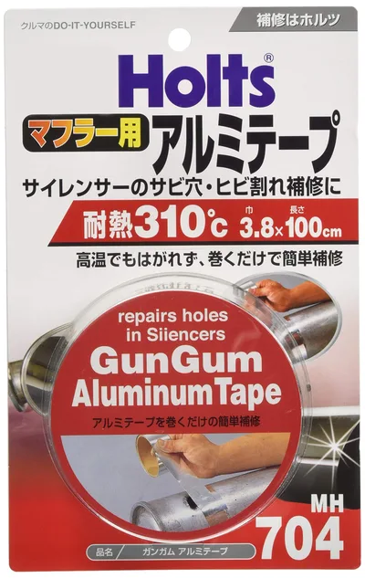 ホルツ 補修用品 マフラー用 ガンガムアルミテープ 3.8×100㎝ Holts MH704