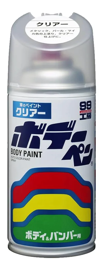 SOFT99 (ソフト99) クリアー 車塗装スプレー 補修ペイント ボデーペン 99工房 300ml 08002