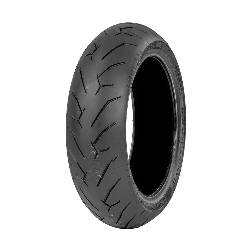 PIRELLI(ピレリ) オートバイ DIABLO ROSSO II リア 180/55ZR17 73W M/C(モーターサイクル用タイヤ) チューブレスタイプ(TL) タイヤのみ・ホイールなし 2068500 1本