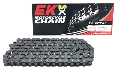 EK(イーケー) 強化ノンシールチェーン 428SR スチール 108L 【クリップジョイント】