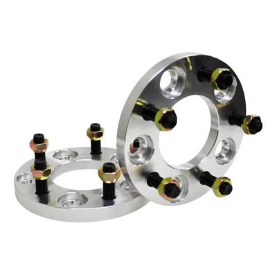デュラックス(Durax) ワイドトレッドスペーサー 2枚入り PCD114.3 / 5穴 / P1.5 / 15mm シルバー