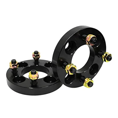 デュラックス(Durax) ワイドトレッドスペーサー 20mm PCD100 4H M12×P1.5 2枚セット (ブラック) 【B08BA】