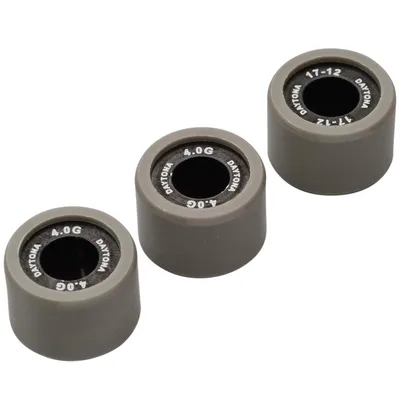 デイトナ(Daytona) バイク用 DWR ウエイトローラー φ17×12mm 4.0g 方向指定なし 3個セット 90487