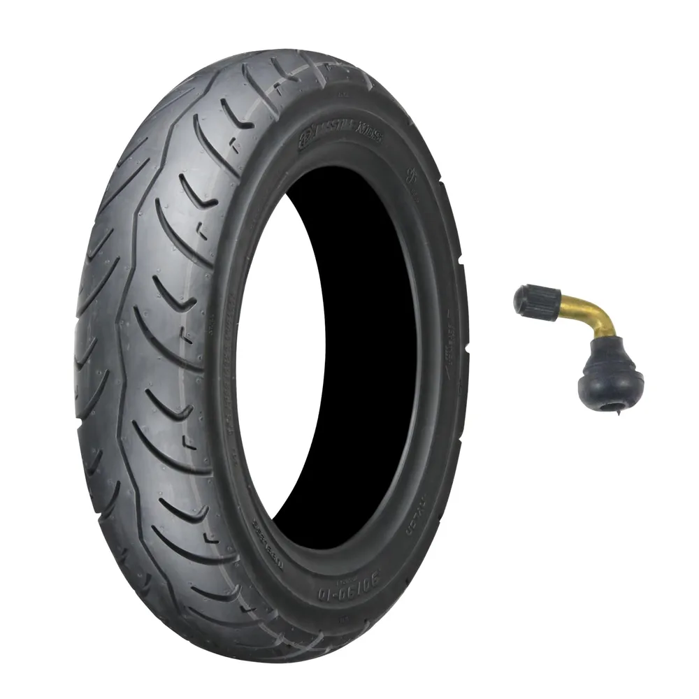 バイクパーツセンター(Bike Parts Center) バイクタイヤ スクーター用 90/90-10 T/L エアバルブ付 (台湾製タイヤ) 790330