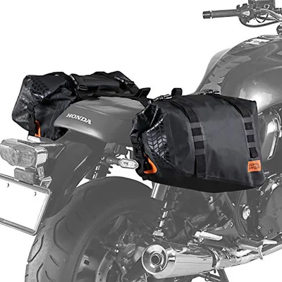 DOPPELGANGER(ドッペルギャンガー) ターポリンサイドバッグ 【キャンプツーリングに必要な防水・大容量】 40L バイク用 ターポリンバッグシリーズ DBT393