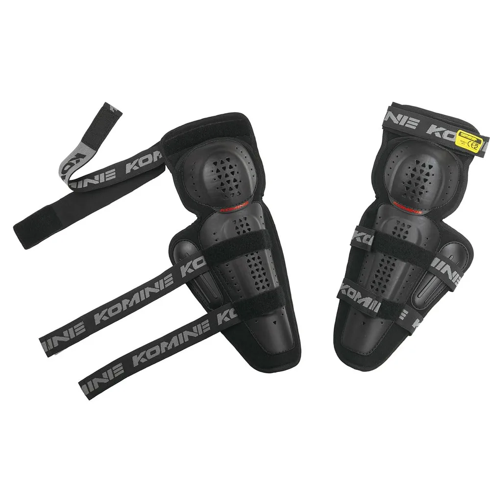 コミネ(KOMINE) バイク用 プロテクター CEレベル2トリプルニーガード ブラック Free SK-819 1198 CE規格レベル2 プロテクター