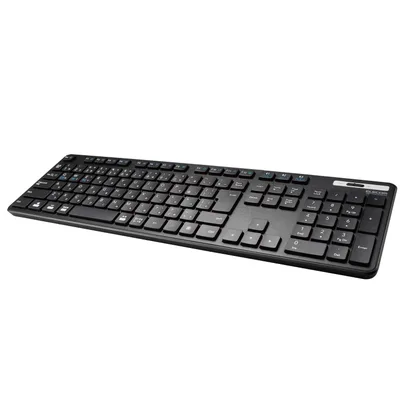 エレコム ワイヤレスキーボード Bluetooth フルキーボード テンキー付 薄型 メンブレン 抗菌 最大3台マルチペアリング対応 iPad/Surface/テンキー付 ブラック TK-FBM120KBK/EC