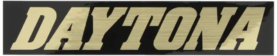 デイトナ(Daytona) バイク ステッカー ブランドロゴ DAYTONA 角型 150×30mm 黒/金文字 21273
