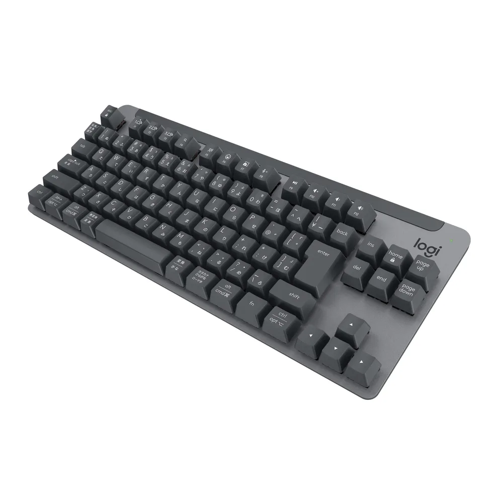 ロジクール SIGNATURE K855GR 無線 メカニカルキーボード TTC製 赤軸 リニア Bluetooth Logi Bolt Unifying非対応 コンパクト 日本語配列 小型 テンキーレス メカニカル ワイヤレス キーボード グラファイト windows mac Chrome Android K855 国内正規品