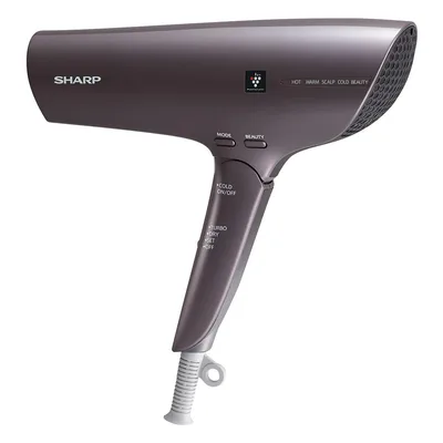 シャープ ヘアドライヤー IB-NP9-V プラズマクラスター 速乾 大風量 キューティクル引き締め 静電気抑制 シンプル操作 うるおい パープル系 | 大量の速い風を地肌に届け、髪を根元から乾かす「速乾エアロフォルム」 プラスとマイナスのイオンでツヤとうるおいのある髪に 温風と冷風を交互に髪にあてる「BEAUTY」モード搭載
