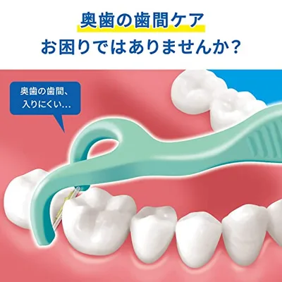 【Amazon.co.jp限定】糸ようじ スルッと入るタイプ Y字型 デンタルフロス 狭い歯間にも入りやすい まとめ買い 18本×3個 おまけ付き