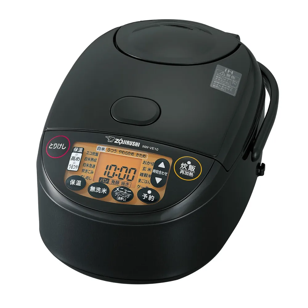 象印マホービン 炊飯器 5.5合 極め炊き IHタイプ 日本製 保温30時間 ブラック NW-VE10-BA