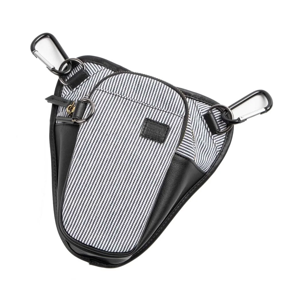 デグナー (DEGNER) チョークバッグ ウエストバッグ オートバイ用 CHALK BAG W-116A (ヒッコリー-ブラック)