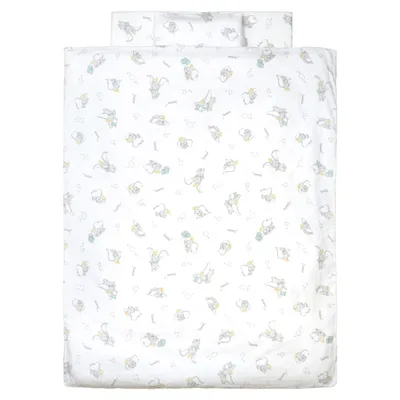 un doudou ベビー布団 11点セット オーガニックコットン ダブルガーゼ Disney ダンボ 70×120cm 全部洗える RF