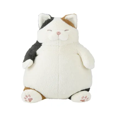 りぶはあと 抱き枕 ねこ肯定感 みけねこのさんま Lサイズ(全長約38cm)かわいい 猫 抱きまくら ぬいぐるみ 猫グッズ 27721-11