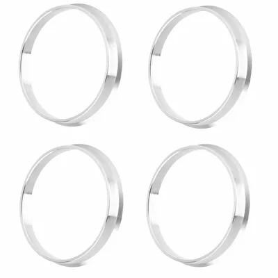 4 pieces hub ring with collar HUB CENTRIC RING 65.1mm/60.1mm aluminum