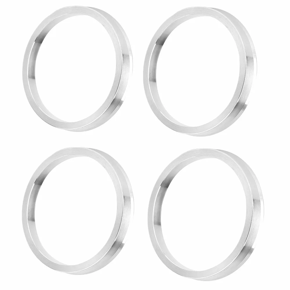 4個入り ハブリング ツバ付き HUB CENTRIC RING 67.1mm/58.1mm アルミ製