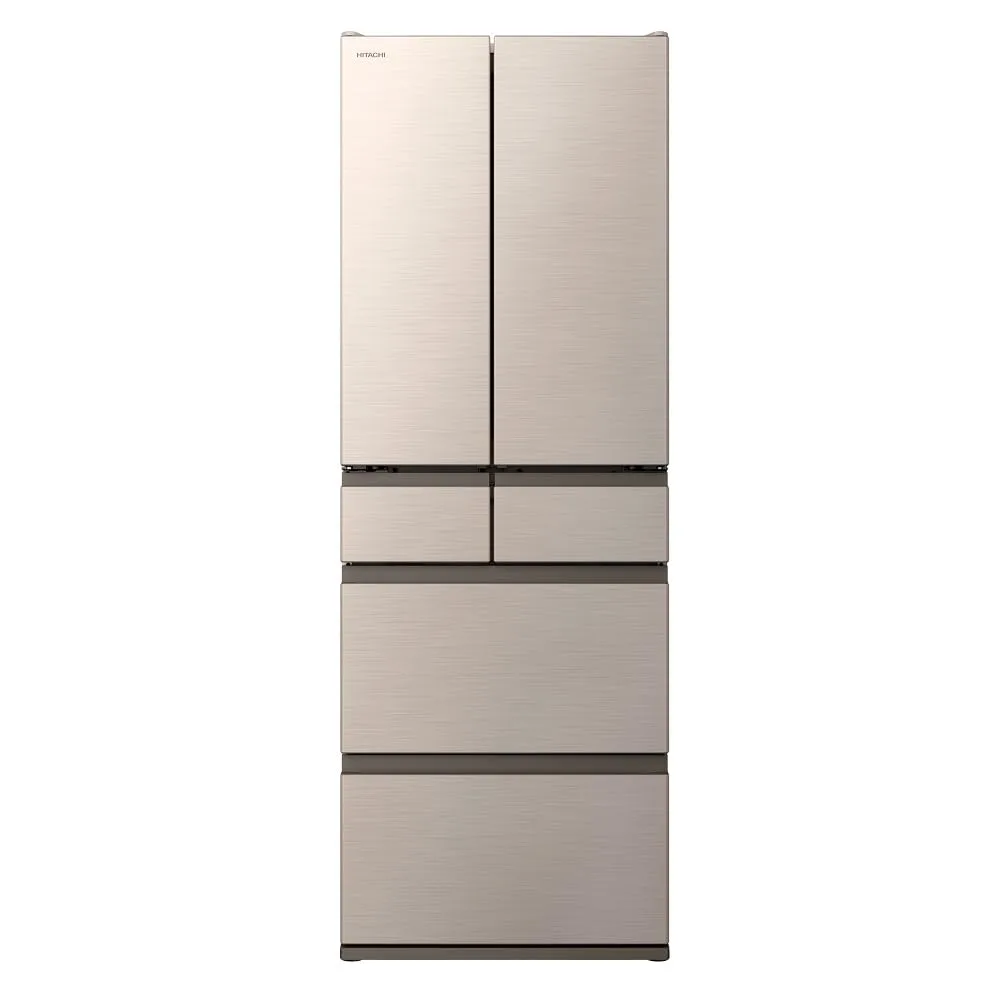 日立 冷蔵庫 日本製 省エネ 幅65cm 540L R-HW54V N ライトゴールド