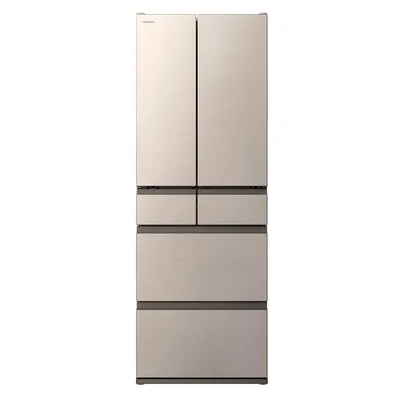 日立 冷蔵庫 日本製 省エネ 幅65cm 540L R-HW54V N ライトゴールド