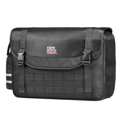 KEMIMOTO バイク サイドバッグ 15L バイク用 サドルバッグ レブル250 サイドバッグ汎用 防撥水 ドリンクホルダー付属 金具防錆 小物収納 汎用性rebel250/500/1100 VN250 ct125 dax250 KM601