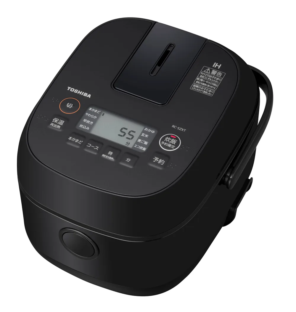 TOSHIBA(東芝) 炊飯器 3合 RC-5ZXT(K) ブラック 一人暮らし IH 玄米 保温24時間 新生活