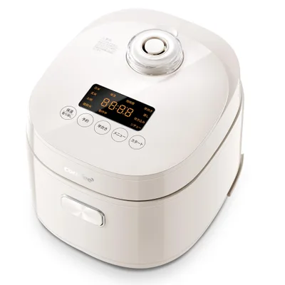 COMFEE' 炊飯器 4合炊き 炊飯ジャー 1-4人適用 8つの調理メニュー マイコン式 蒸し炊き同時 早炊き 最短30分炊飯 予約 保温12時間 一人暮らし コンパクト ベージュ色 CRD-20PYT1B1