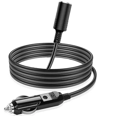 シガーソケット 延長ケーブル 2M DC電源 12V/24V 車用 シガーライター延長コード 急速充電 ソケット LED指示ライト付き エネルギー貯蔵、自動車機器、車両バッテリー延長コード、太陽エネルギー機器などに対応