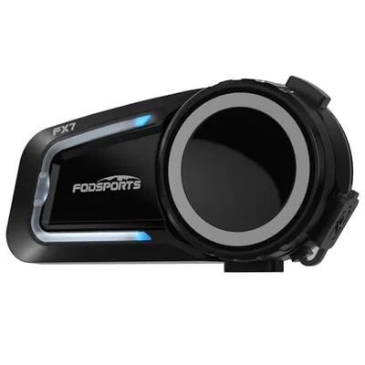FODSPORTS バイク インカム FX7 メッシュ通信 インカム デュアルチップ 音楽聴きながら通話 アプリ対応 ワンタッチ接続 バイク用通信機器
