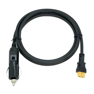 シガーソケットからXT60延長ケーブル 1.5m ポータブル電源充電用アダプタ メスコネクタ 自動車部品対応 12V 24V車載充電器用 XT60コネクタ搭載