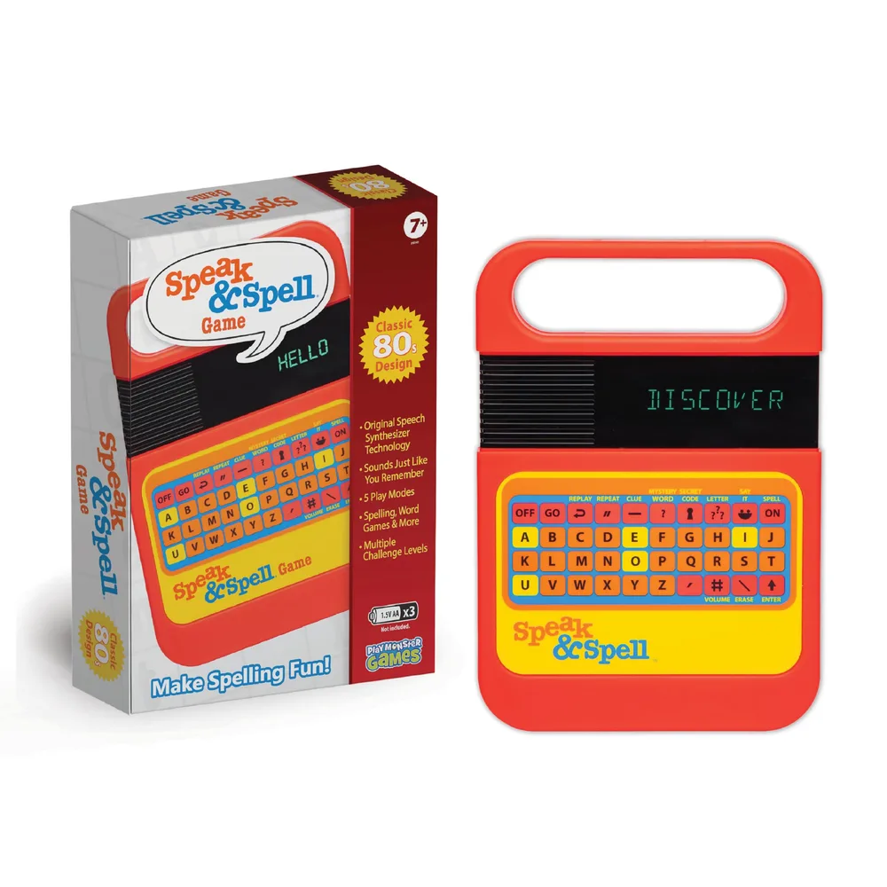 Speak & Spell 教育学習玩具、スペリングゲーム、80年代レトロハンドヘルド | 知育学習玩具、スペリングゲーム、80年代レトロハンドヘルド、自閉症おもちゃ