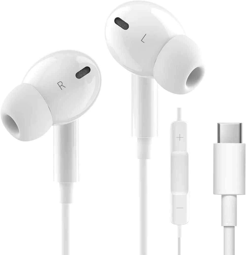 【音質強化バージョン】タイプc イヤホン TYPE-Cイヤホン 有線 【iphone15,16対応】 USB-Cイヤホン有線 TYPE-Cジャック HIFI音質 音量調整 重低音 高密着遮音設計 マイク付き 通話可能 ハイレゾ クリア通話 音量調節 ステレオイヤフォン ヘッドホン G19