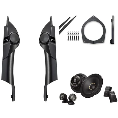 【セット買い】パイオニア ハイエース 専用 UD-K304 トゥイーター取付キット + UD-K5311 音質向上アイテム インナーバッフル スタンダードパッケージ + TS-C1740S 17cm カスタムフィットスピーカー セパレート2ウェイ ハイレゾ対応 カロッツェリア