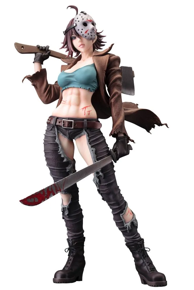 KOTOBUKIYA Freddy VS Jason HORROR Bishoujo Jason Voorhees Second Edition 1/7 ขนาด PVC ทาสี Complete Figure