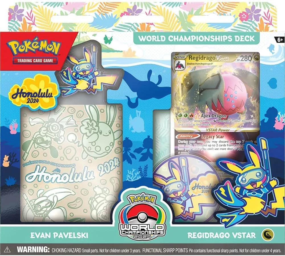 2024年ポケモンTCG世界選手権デッキ(ランダムデッキ1枚)。