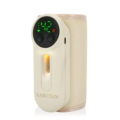 ミルクウォーマー モバイル ボトル 哺乳瓶 ポット LARUTAN 調乳 多機能 ラルタン ミルク ウォーマー(アイボリー)