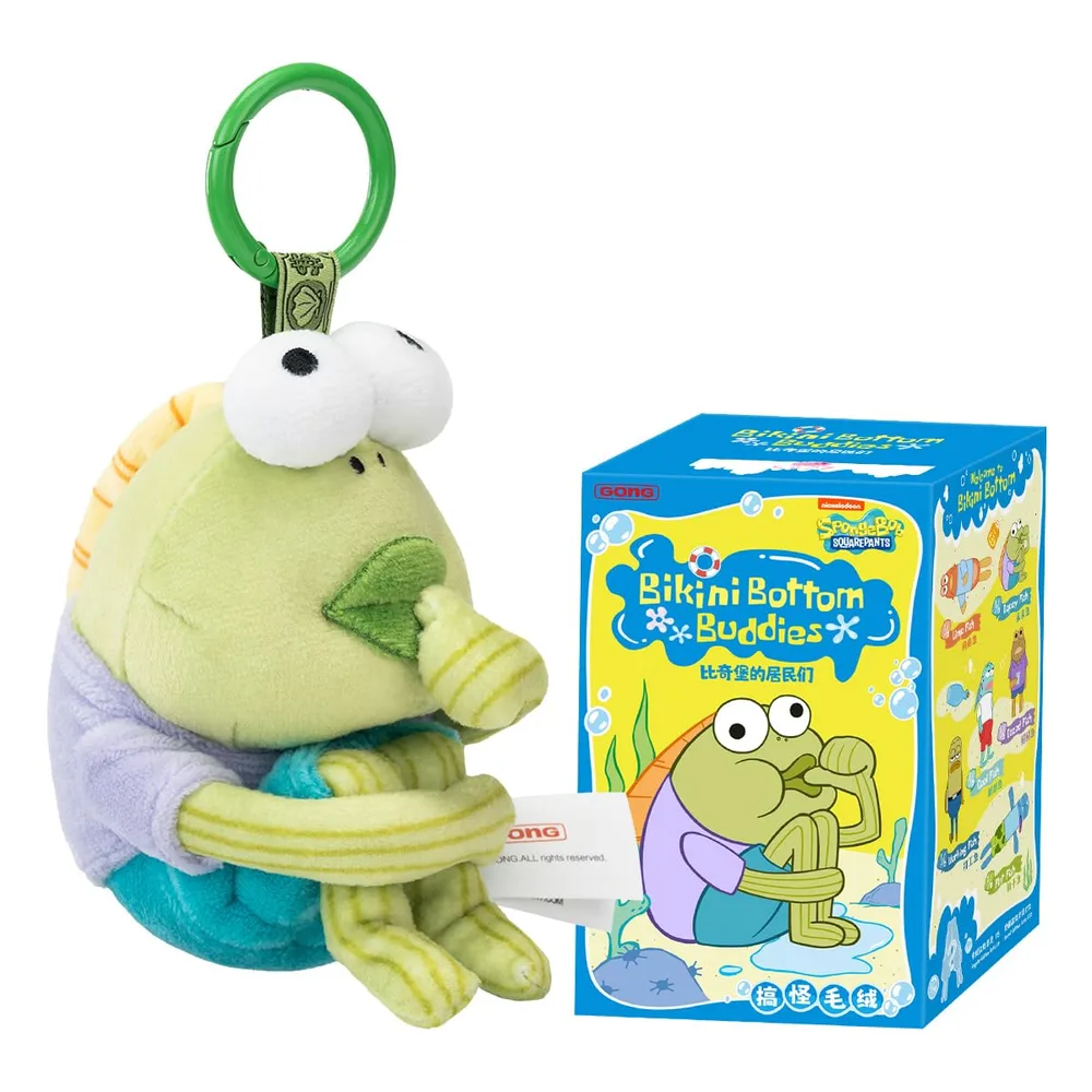 POP MART SpongeBob Bikini Bottom Buddies おかしなぬいぐるみシリーズ【1ピース】 ポップマート ガチャガチャ ブラインド ボックス フィギュア プラモデル プレミアム おもちゃ PVC ソフビ オリジナル キャラクター 誕生日 プレゼント