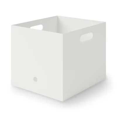無印良品 再生ポリプロピレン入りファイルボックススタンダード A4用 ・約幅25×奥行32×高さ24cm/ホワイトグレー 15930821