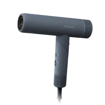 【Amazon.co.jp限定】アイリスオーヤマ MiCOLA イオンドライヤー メーカー最速乾燥 折り畳み式 軽量 380g コンパクト パワフル ドライヤー 風量3段階 温度4段階 マイナスイオン IDR-AZ401-N ネイビー