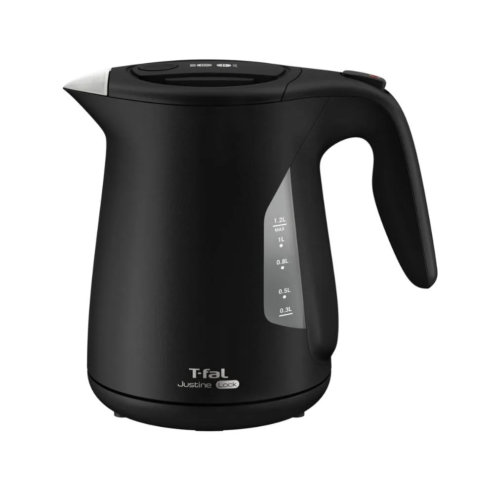 Tefal กาต้มน้ำไฟฟ้า "Justin Rock" 1.2L สีดำ KO5908JPA