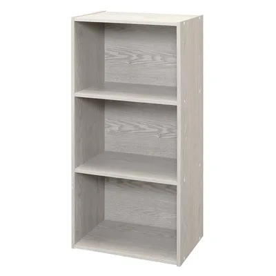 アイリスプラザ カラーボックス 3段 本棚 収納 一人暮らし 幅41.5×奥行29×高さ88cm 棚 A4対応 木目調 おしゃれ ヴィンテージホワイト ~SMART COLLECTION~