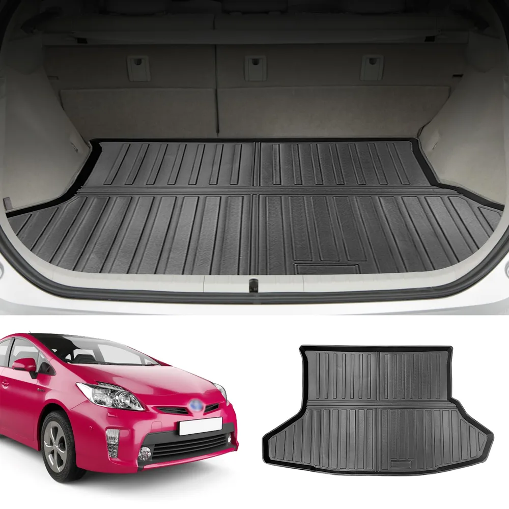 トランクマット適合対応トヨタ プリウス 30系専用 2009年~2015年 PRIUS 30系 ラゲージトレイ 防水 耐摩擦 耐汚れ 抗菌性 TPE素材 車種専用 装着簡単 ブラック