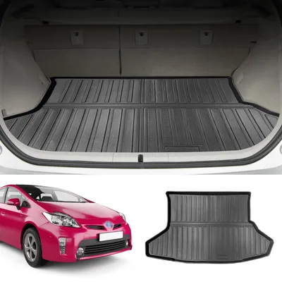 トランクマット適合対応トヨタ プリウス 30系専用 2009年~2015年 PRIUS 30系 ラゲージトレイ 防水 耐摩擦 耐汚れ 抗菌性 TPE素材 車種専用 装着簡単 ブラック
