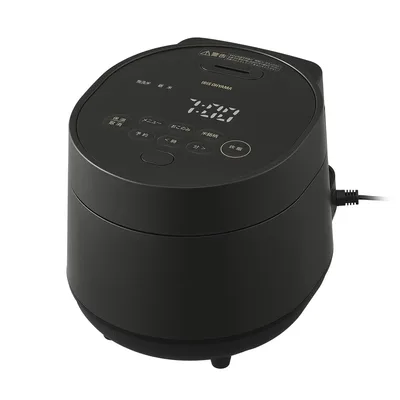 アイリスオーヤマ 炊飯器 ジャー炊飯器 3合 銘柄計り炊き 一人暮らし 食感炊き分け 自動調理 低温調理 料理に合わせて炊き上げ マイコン式 RC-MGB30-B ブラック