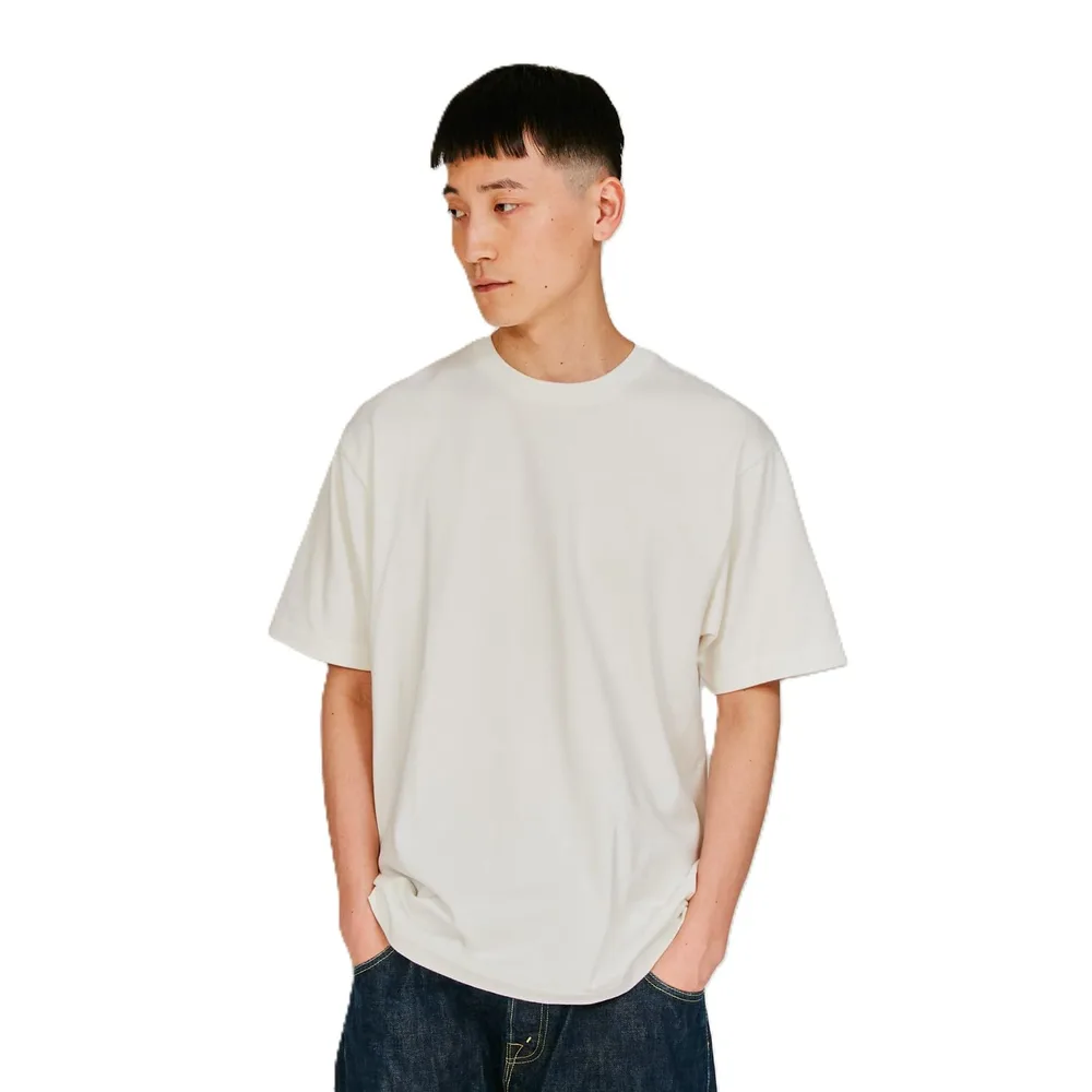 Hanes Tシャツ半袖SHIRO 綿100% 丸胴仕様 タグレス仕様 白クルーネックTシャツ アンダーウェアメンズ 1P HM1-X201メンズ