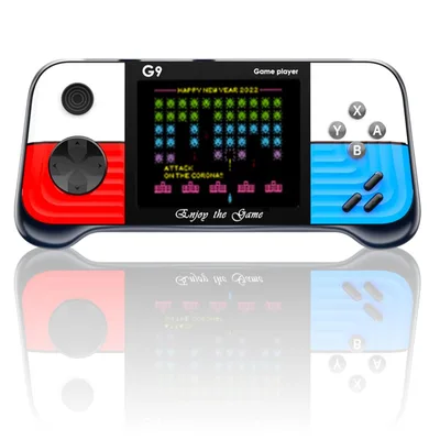 Grigioy【600のゲームが遊べる】 グリップ型 ゲームBOX 携帯 ゲーム機 互換機 本体 レトロゲーム 600種類内蔵