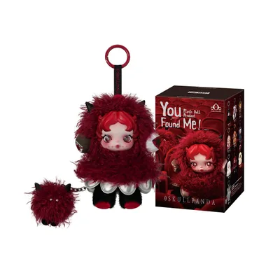 【POP MART 公式ストア】SKULLPANDA You Found Me! シリーズ ぬいぐるみペンダント 【1ピース】 skullpanda スカルパンダ すかるぱんだ ポップマート ブラインドボックス フィギュア おもちゃ ガチャガチャ プラモデル ギフト 推し活 ポプマ 正規品